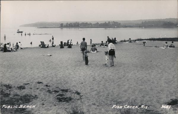 Public Beach Fish Creek Wisconsin