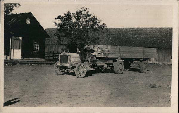 Cut Lumber on Back of Truck Occupational