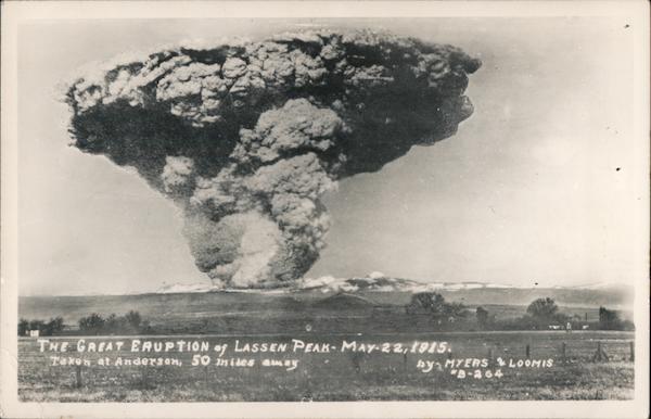 The Great Eruption of Lassen Peak - May 22, 1915 California