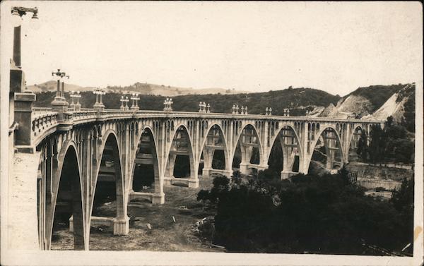 Colorado Street Bridge, aka Suicide Bridge Pasadena California