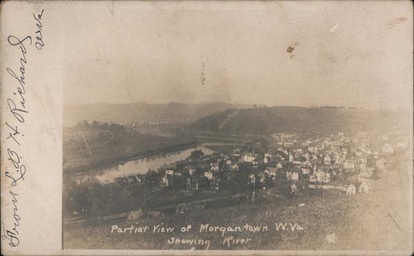 Partial View of Morgantown Showing River West Virginia