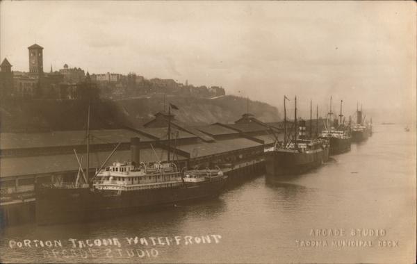 Waterfront and Tacoma Municipal Dock Washington