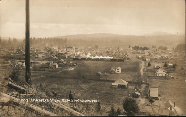 Birseye View Elma Washington