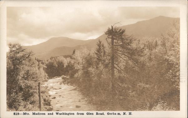 Mts. Madison and Washington from Glen Road Gorham New Hampshire