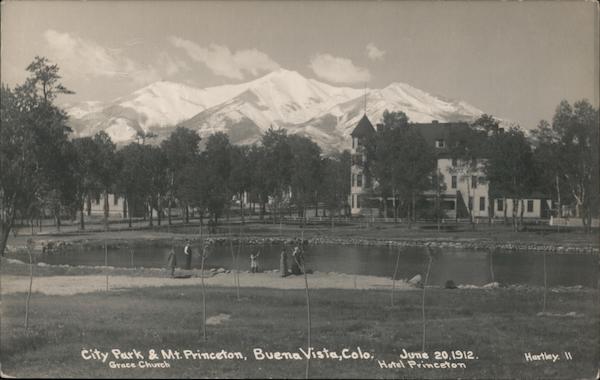 City Park & Mt. Princeton Buena Vista California Hartley