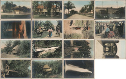 Lot of 15: Tinted Real Photos of Philippines Postcard