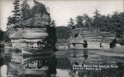 Sugar Bowl and Grotto Rock Postcard