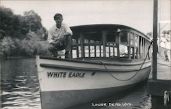White Eagle Boat Postcard