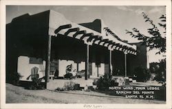 North Wing, Main Lodge - Rancho Del Monte Postcard