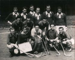 Field Hockey Team Postcard