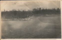 Steamer on Puget Sound Original Photograph