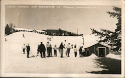Practice Slope at Chalet Cochand Postcard