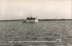 The Ferry Griffin Washington Island, WI Postcard Postcard Postcard