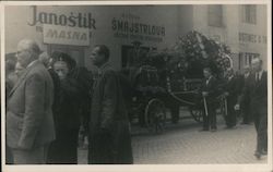 Funeral Procession Postcard