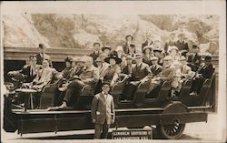 Group of People on Lincoln Sightseeing Tour Cliff House Postcard