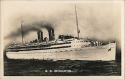 S.S. Iroquois - Los Angeles Steamship Company Postcard