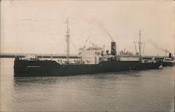 Cargo Ship SS Independence Hall Postcard