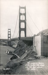 Golden Gate Bridge Towers San Francisco, CA Postcard Postcard Postcard