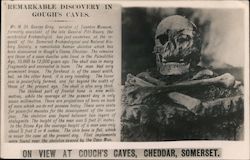 Skull & Crossbones, Coch's Caves Postcard