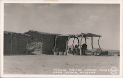 Typical Papago Indian Homes Postcard