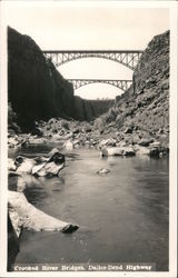 Crooked River Bridges, Dalles-Bend Highway Culver, OR Postcard Postcard Postcard