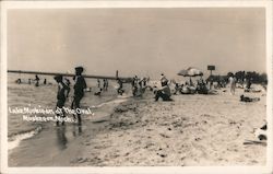 Lake Michigan at the Oval Muskegon, MI Postcard