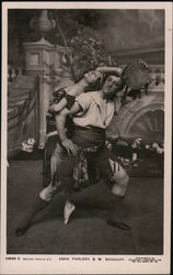 Anna Pavlova and M. Novikoff Postcard