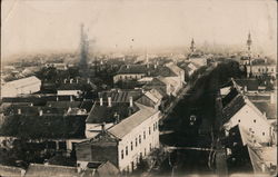 View of Town Postcard