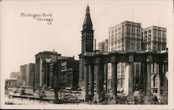 Michigan Boulevard Postcard