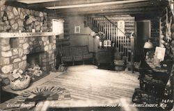 Living Room in Lodge at Shorewood Vista Postcard