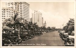 Biscayne Bay on a Sunny Winter's Day Miami, FL Postcard Postcard Postcard