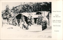 King Winter - Club San Moritz Crestline, CA Postcard Postcard Postcard