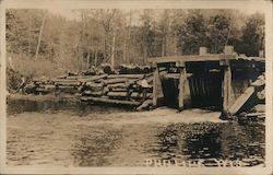 View of Dam Postcard