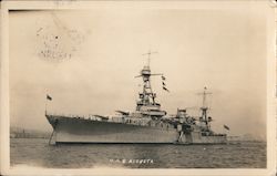 USS Augusta Postcard
