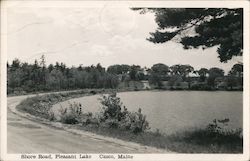 Shore Road Around Pleasant Lake Postcard