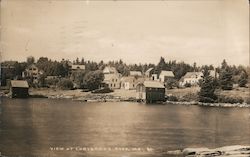 View at Christmas Cove South Bristol, ME Postcard Postcard Postcard