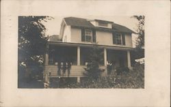 Two story house Postcard