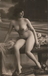 French Nude, Serie 34 Postcard