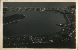 Rodrigo de Freitas Lagoon at Night Postcard