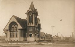 No. II Baptist Church and Residence Street Lewiston, ID Postcard Postcard Postcard