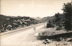 Looking Toward Miami, Florida from Top of Continental Divide on Highway 80 Postcard