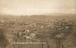 Birds Eye View Elma, WA Postcard Postcard Postcard