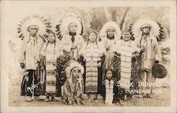 Sioux Indians Mandan, ND Postcard Postcard Postcard