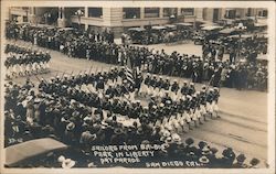 Sailors from Balboa Park in Liberty Day Parade San Diego, CA Postcard Postcard Postcard