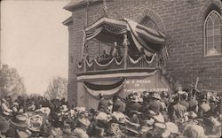 William Jennings Bryan Campaign Event Thatcher, AZ Postcard Postcard Postcard