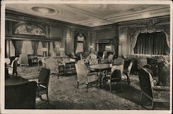 S.S. Manhattan Lounge Postcard