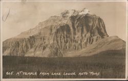 605. My Temple From Lake Louise Auto Road. Calgary, AB Canada Alberta Postcard Postcard Postcard