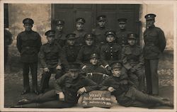 Group of Soldiers, 1924 Postcard