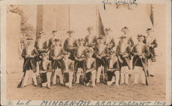 L.F. Minden 1759 Army Pageant 1910 Postcard