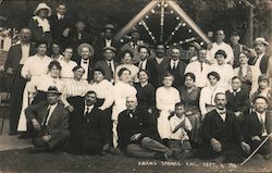 Adams Springs Cal, Sept 6 1916 Postcard